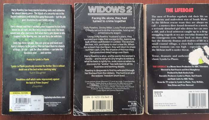 Lynda La Plante: Widows, Widows 2, The Lifeboat